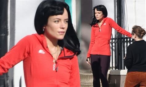 Radiant Lily Allen Shows Off Her Svelte Figure In Activewear Daily