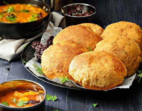 Bedmi Poori Recipe Spiced Split Black Lentil Pooris By Archanas Kitchen