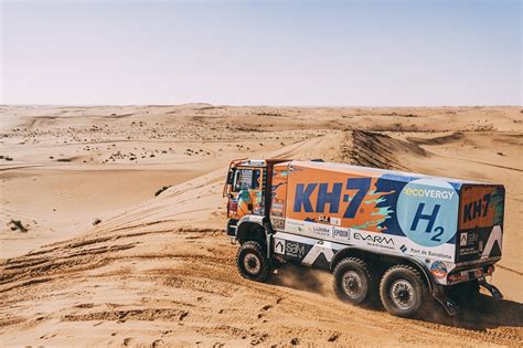 Kh Ecovergy S Hydrogen Truck Entering Dakar Rally Mission