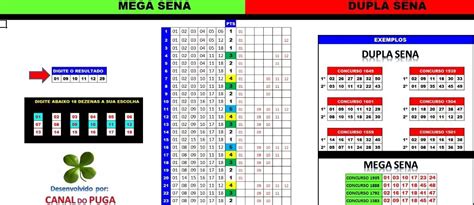 Planilha Mega Sena Esquema 18 Dezenas Em Camadas CANAL DO PUGA