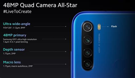 Xiaomi lança Redmi Note 8T câmera quádrupla de 48 megapixels