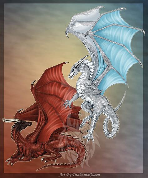 Dragon friends commission by DrakainaQueen on DeviantArt