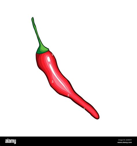 Cartoon Chili Pepper Vegetable Icon Fotos Und Bildmaterial In Hoher