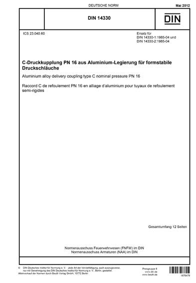 Din De C Druckkupplung Pn Aus Aluminium Legierung F R