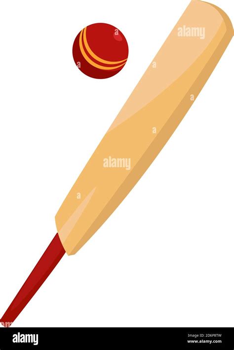 Cricket Bat Stock Vector Images Alamy