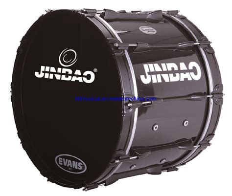 Professional Marching Bass Drum With Carrier 26 X 14 Marching Drums