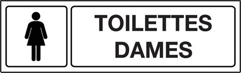 Plaque Grav E Toilettes Dames Signals