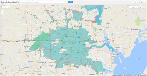 Map Of Houston City Limits - State Coastal Towns Map