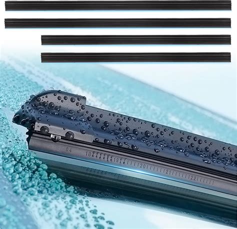 Wedfish Pcs Windshield Wiper Blades Refills Cuttable Diy Noiseless