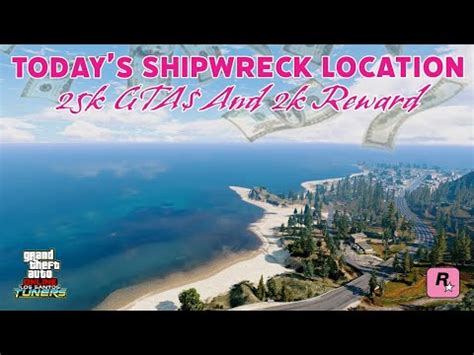 Gta Online Daily Shipwreck Location May K Gta And