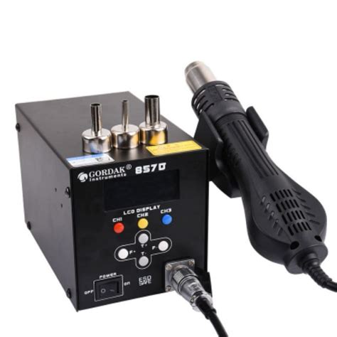 GORDAK D W High Power LCD Display Soldering Station Intelligent Hot Air Desoldering