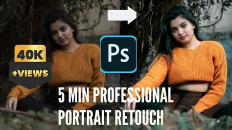 Photoshop Tutorial Malayalam Portrait Editing In Minute Youtube