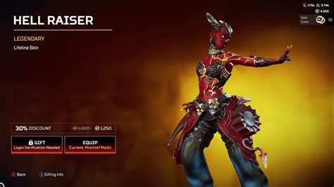 Legendary Skin For Lifeline Hell Raiser S16 Store Update [apex