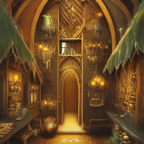 Afbeelding Van Elvish Home Interior Creative Fabrica