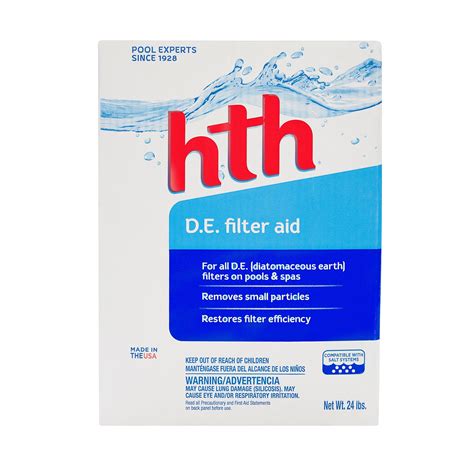 hth Pool Filter D.E. (Diatomaceous Earth) Filter Aid (67073) 24 lb 73187670731 | eBay