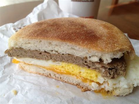 Review Turkey Sausage Breakfast Sandwich From Dunkin Donuts Turkey