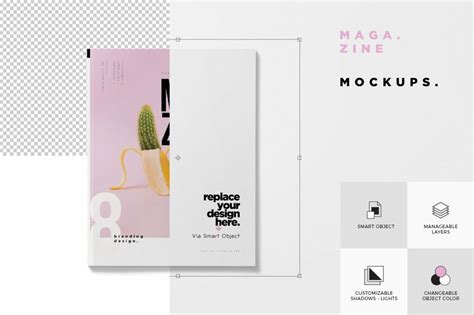 Softcover Magazine Mockups Masterbundles