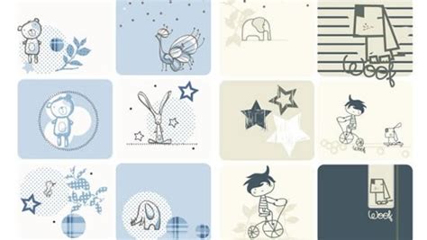 Cute cartoon design ics vector free download