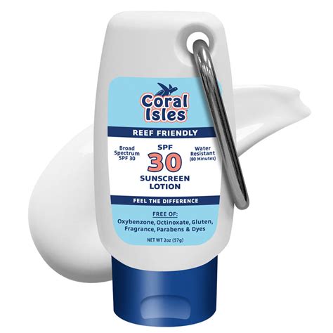 Coral Isles Spf 30 2 Oz Bottle Tsa Travel Size Sunscreen Hawaii 104