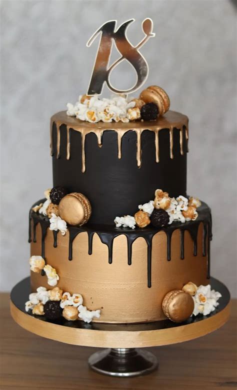 Th Birthday Cake Ideas For A Memorable Celebration Black Gold