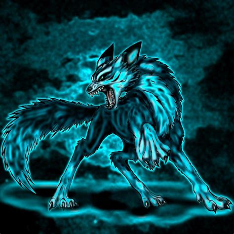 Winged Spirit Wolf Wallpaper