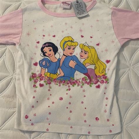 Pajamas | 199s Disney Princesses Pajamas Pjs Girls Size 6 Cinderella ...