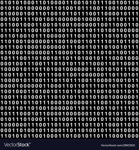 Binary Code Background Royalty Free Vector Image