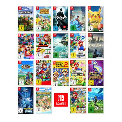 Nintendo Switch Spiele Sammlung NEU OVP Zelda Super Mario