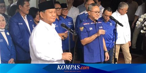 Pertemuan Dengan Zulhas Bahas Soal Diusung Kib Jadi Capres Ini Jawaban