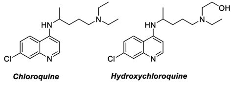 Chemical Structures Of Chloroquine And Hydroxychloroquine Download Scientific Diagram