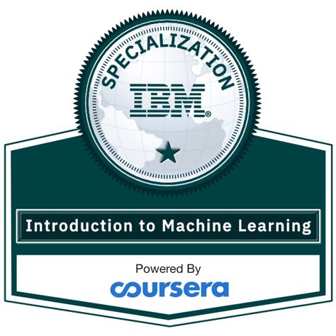 IBM Introduction to Machine Learning - Specialization - Credly