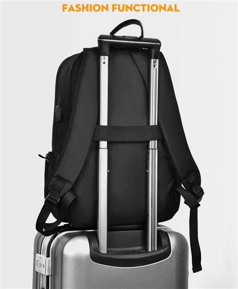 Travel Laptop Backpack Business Anti Theft Slim Durable Backpack With Usb Charging Port Water