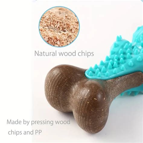 Dog Durable Chew Toy Bone Shaped Dog Interactive Play Toy Temu New