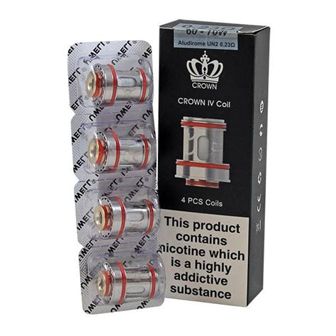 Uwell Crown IV Coil 4 PCS Aludirome UN2 4 Pack 123VAPE