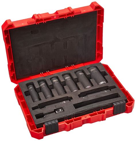 Milwaukee Inch Drive Thin Wall Deep Impact Socket Set