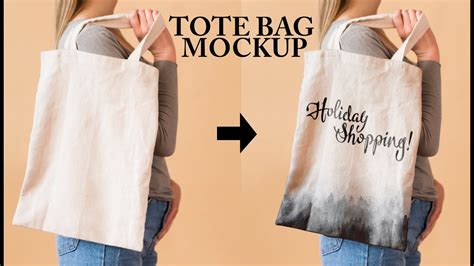 How To Make Tote Bag Mockup Photoshop Mockup Tutorial YouTube