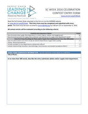 Fillable Online National Health Care Supply Chain Week Ahrmm Fax