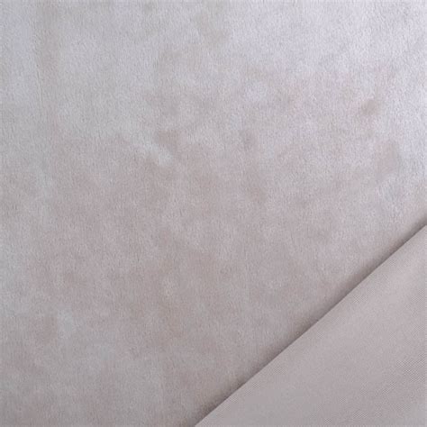 Tissu Velours Stretch Beige Oeko Tex Mercerine