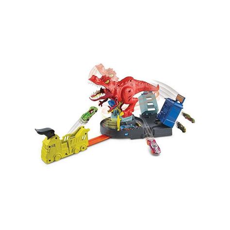 Launcher Track T Rex Rampage Hot Wheels Racing Tracks Accessories Photopoint