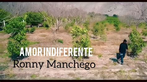 Amor Indiferente Ronny Manchego Video Lyric Youtube