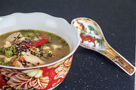 Breakfast Soup Recipe Quinoa And Chicken Soup The Messy Baker