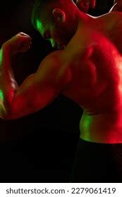 Man Professional Athletes Naked Torso Athletic Stock Photo 2279061419
