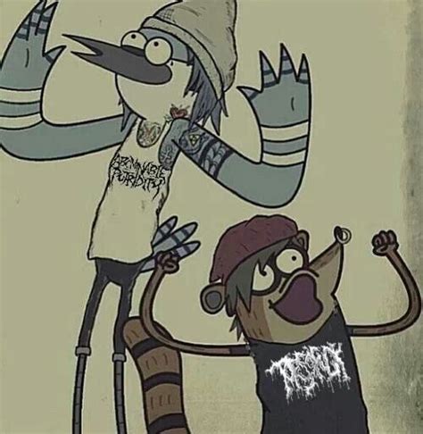 Mordecai And Rigby Regular Show Of Mice And Men Cool Cartoons Old