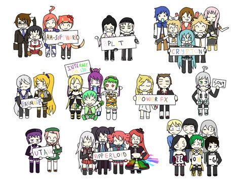 All The Vocaloids By Kingisnitro On Deviantart