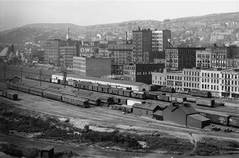 Warehouse District And Downtown Duluth Circa 1905 Perfect Duluth Day