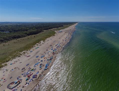 Lato nad morzem 2024 plaża zachodnia Darłówko