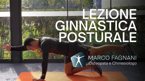 Lezione Di Ginnastica Posturale Adatta A Tutti I Livelli YouTube