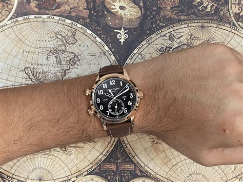 patek philippe  complications  rose gold pilots  bp