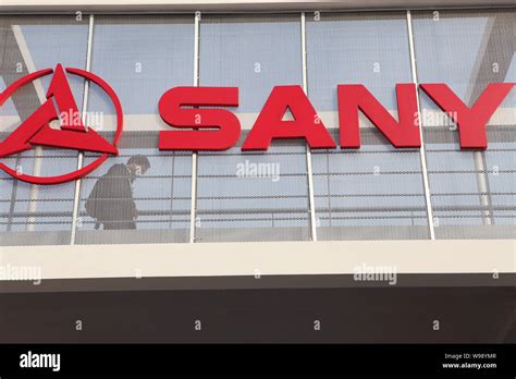 File The Logo Of Sany Heavy Is Seen At An Industry Fair In Shanghai