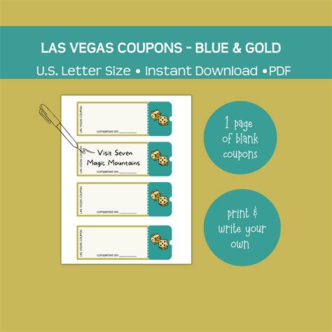 Free Printable Las Vegas Coupons 2025 - FREE Printable A-Z